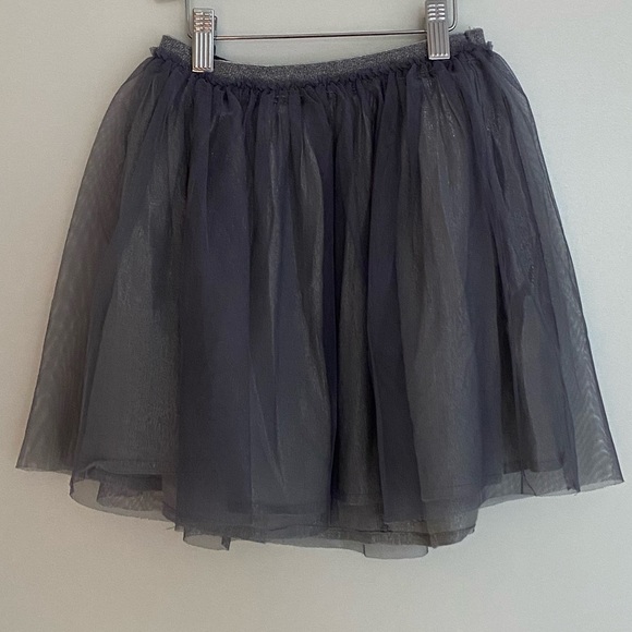 Gap Grey/Silver Tulle Skirt - Picture 4 of 5
